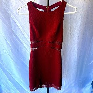 Lush Dress - Bodycon - Maroon
